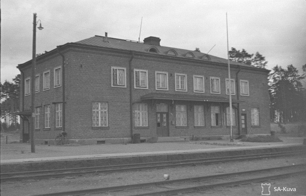 Вокзал станции Uuras 05.09.1941