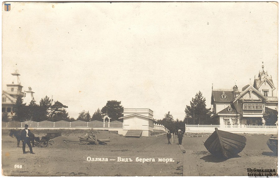 берег Оллила. виллы слева-Альберга, спр.-... kkk_Ollila_SPb_1913-04a.jpg