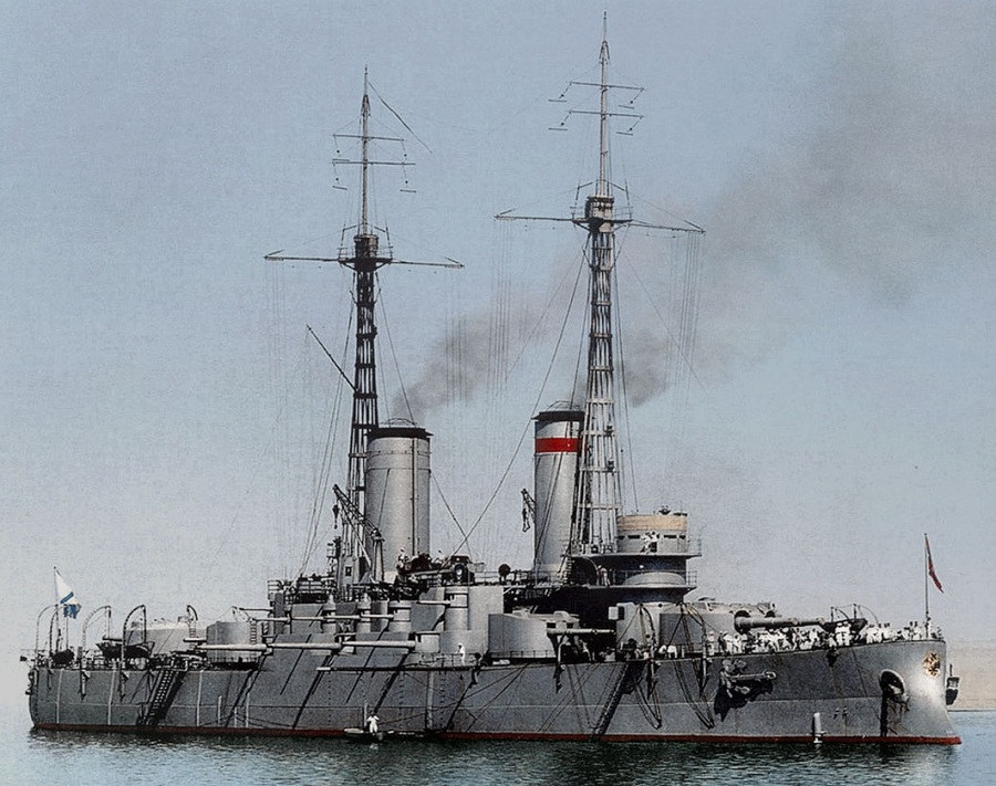 линейный корабль Андрей Первозванный 1912г. командир Аллан Ф.Шванк.jpg