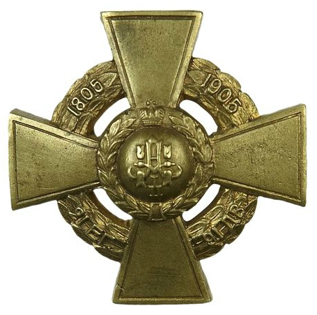 Знак 91-го Двинского пех.полка для нижних чинов(золоч.бронза).jpg
