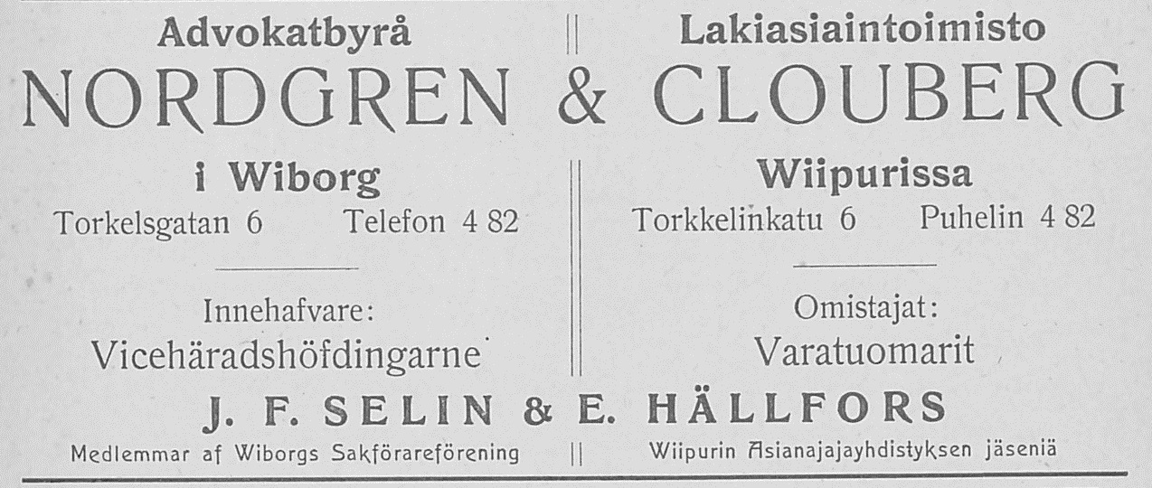 Адв.бюро Нордгрен и Клоуберг 1907.jpg