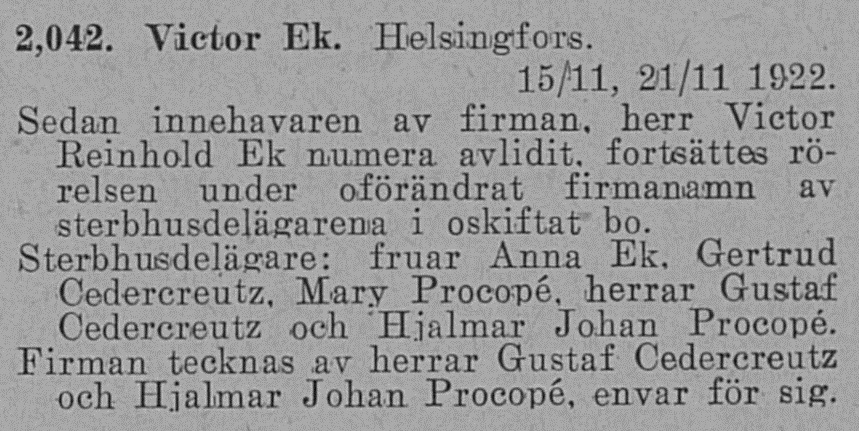 фирма Эк (Седеркрёйц, Прокопэ) 1922г..jpg