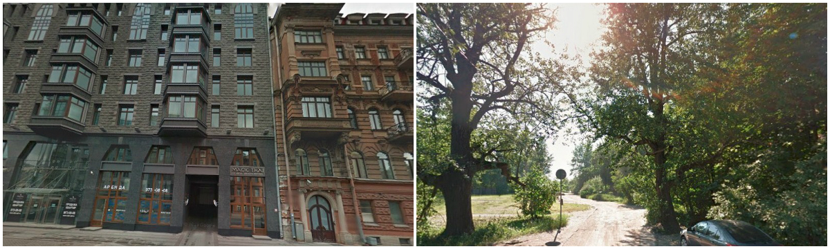 Тверская 3 (несохранившиеся мастерские) ; Сосновка, дачное имение (несколько сохр. старых деревьев).jpg