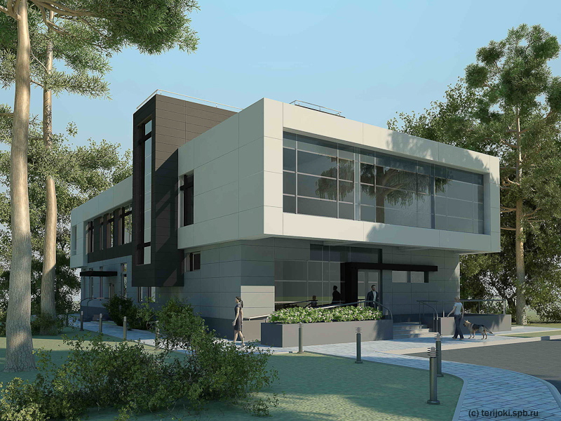 Новый корпус Зеленогорской ветеринарной лечебницы