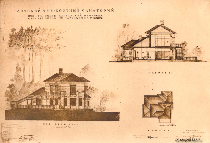 Дача доктора Вейккола - 2-й корпус детского туберкулёзного санатория "Жемчужина"