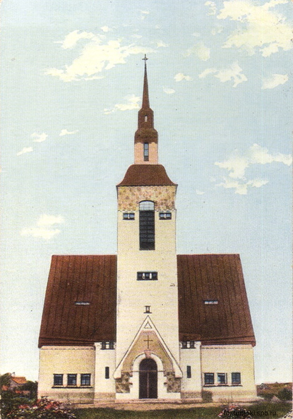 Лютеранская кирха Терийоки/Зеленогорска (открытка середины 1910-х гг.)