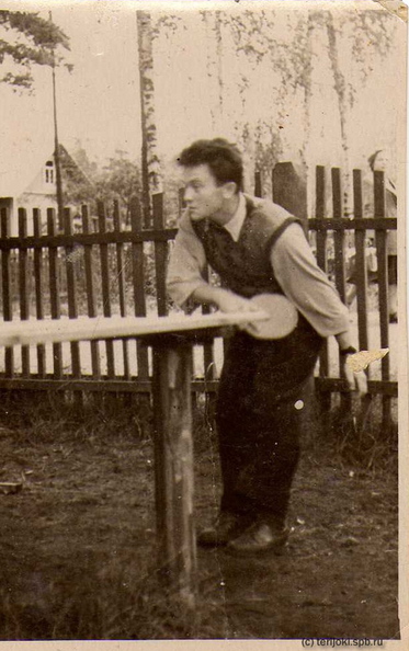 Зеленогорск, 1950-е годы. На снимке Сергей Шутилов