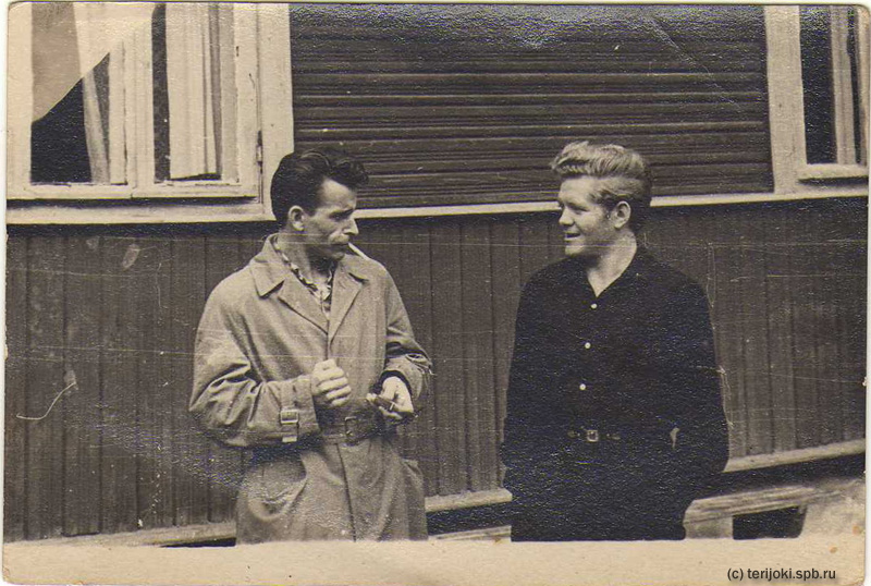 Зеленогорск, 1961 г. Слава Федосеев и Валерий Палатник