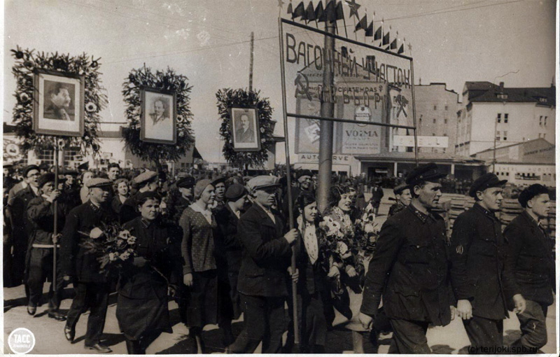 Выборг, 1 мая 1940 г. Фото ТАСС