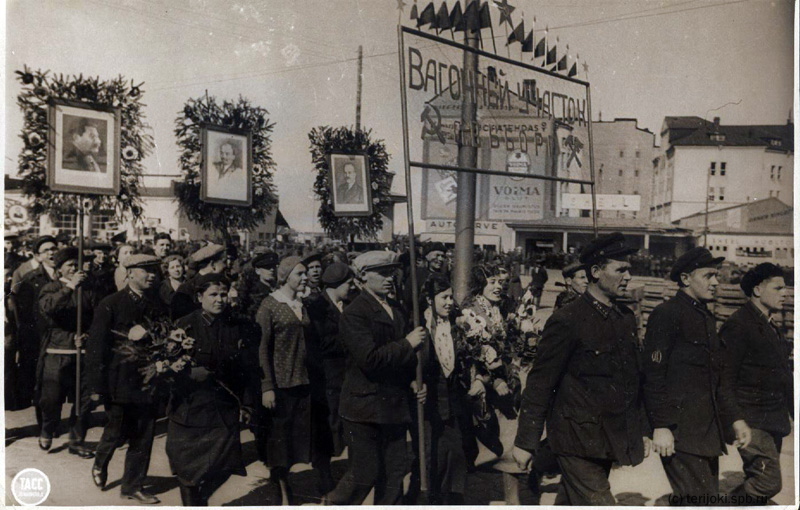Выборг, 1 мая 1940 г. Фото ТАСС