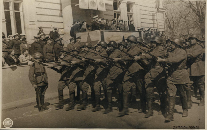 Выборг, 1 мая 1940 г. Фото ТАСС