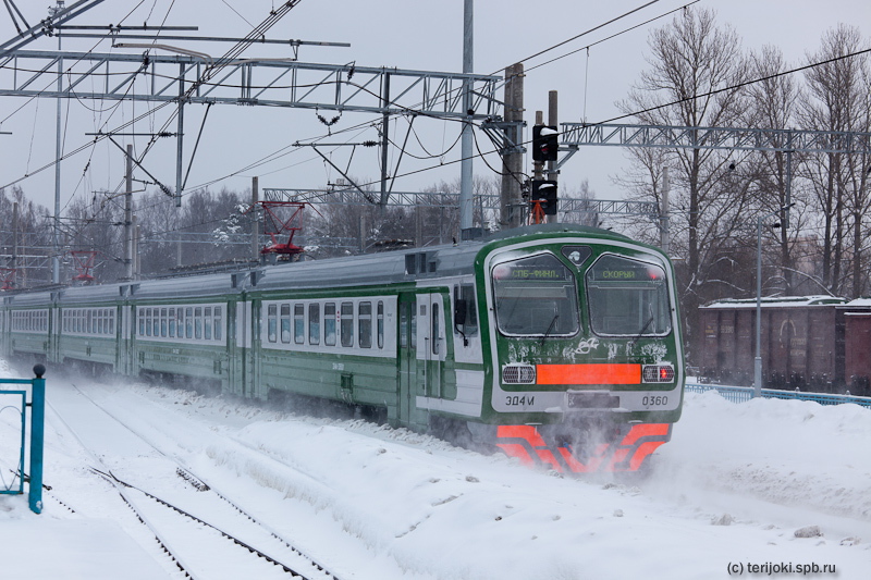 Зеленогорск. Новые пригородные электропоезда