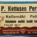 Kellomaki P Kettusen