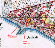 map Kuokkala Uusikyla-western