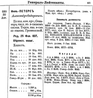 Александр Федорович фон-Петерс ген.-лейт. 1891