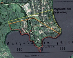 Участки 6.3 и 6.4 наложение карты 1931 года