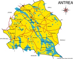 Карта волости Антреа
