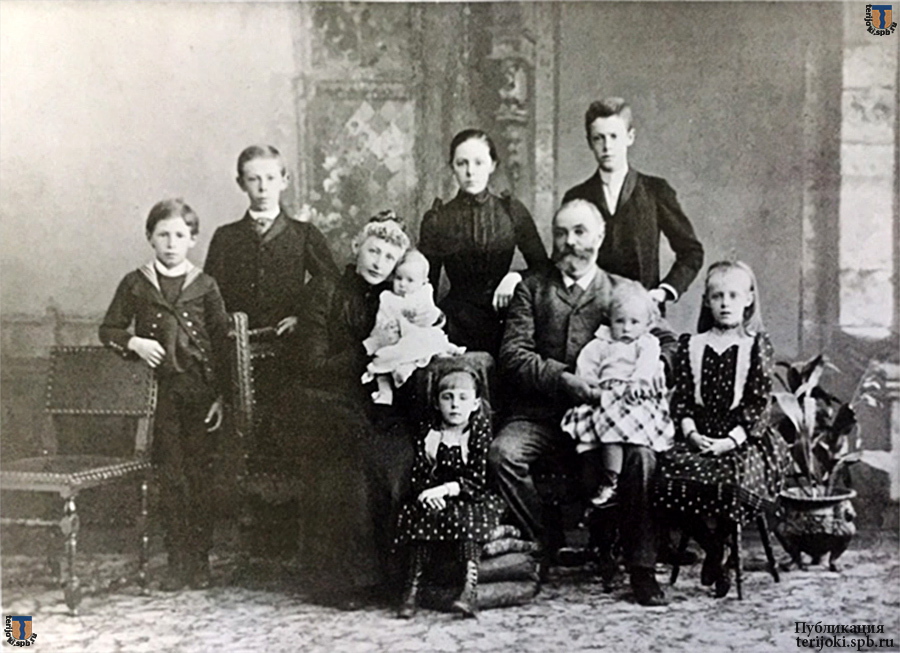 Семья Г. Ф. Эйлерса, 1892 год