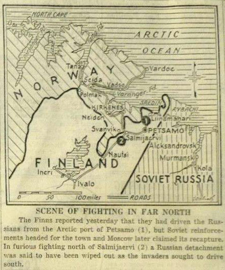Газета «Нью Йорк Таймс», 3 декабря 1939 года