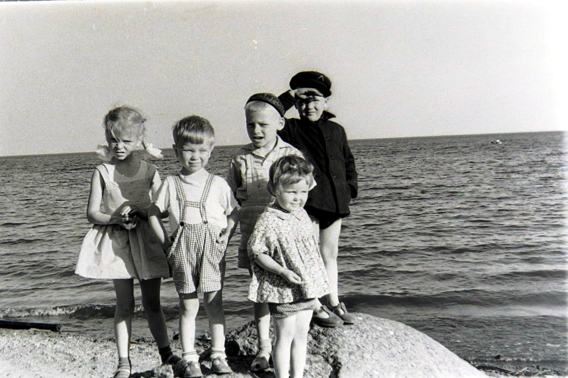 Так могли видеть залив Соколовские. окончание тропинки с лестницей.