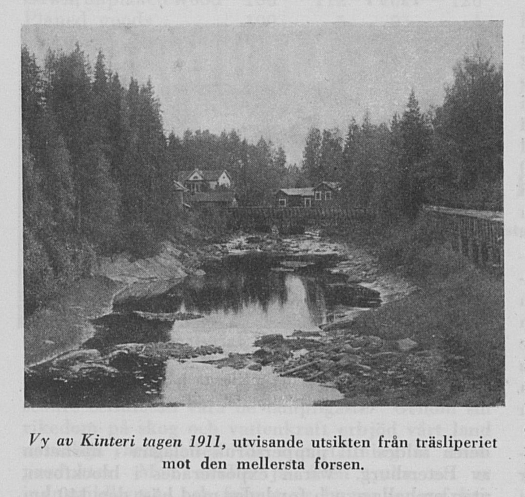 1911 год. Вид от лесодробилки в сторону средних порогов.
