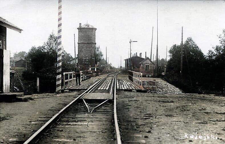 Советско-финская граница у станции Белоостров 1922г.