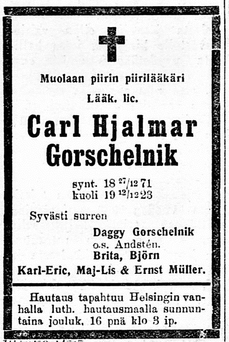 К.Хъ.Горшельник 1923 некролог.jpg