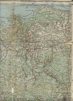 Ленинградская область. Карта 1939 г.