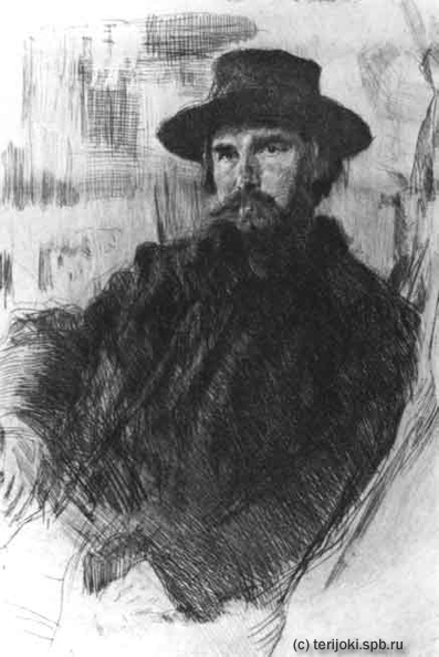 Портрет В. В. Матэ, выполненный В. Серовым в 1899 г. во время пребывания на даче Матэ - Портрет В. В. Матэ, выполненный В. Серовым в 1899 г. во время пребывания на даче Матэ serov_mate.jpg