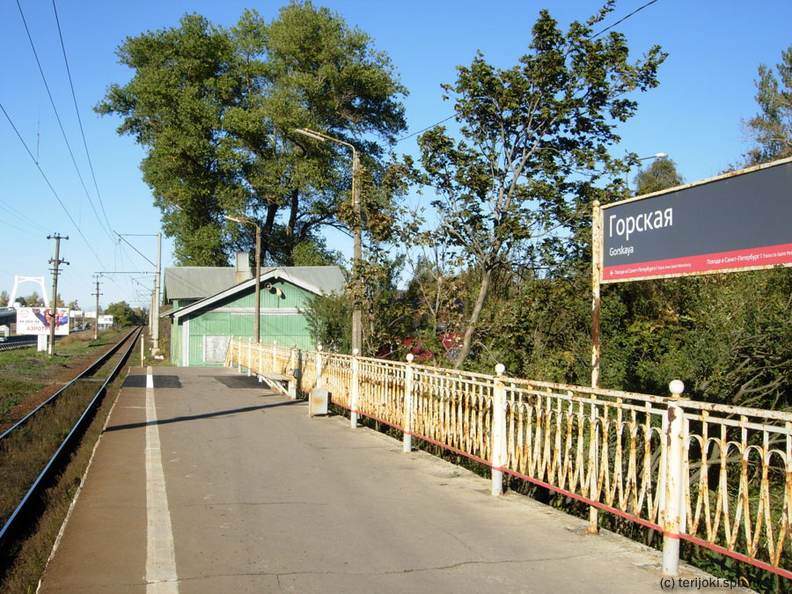 Горская. Вид с пассажирской платформы в сторону Александровской
Фото: Д. Верёвкин, 12.10.2015 dv_Gorskaya_2015-03.jpg
