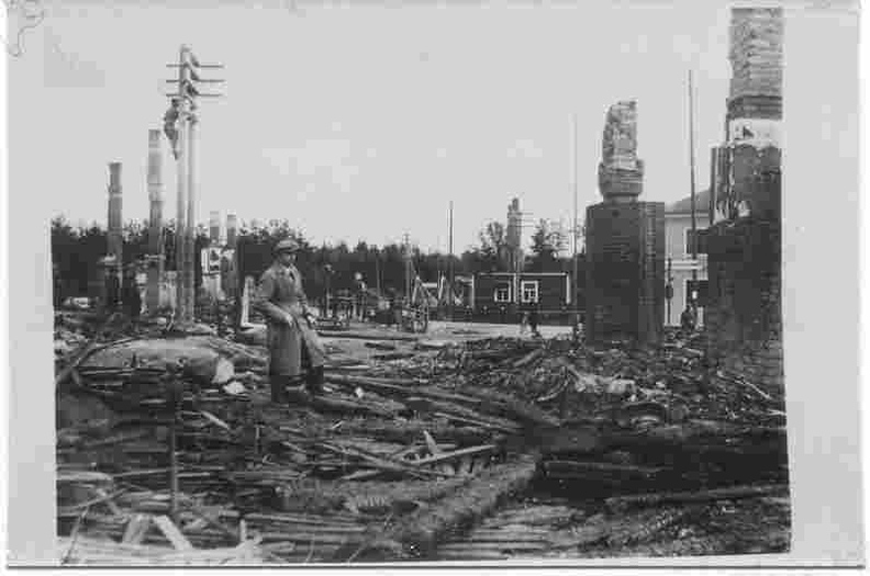 Кивиниеми, дома сгоревшие в пожаре 1935 г. Кивиниеми дома сгоревш. в пожаре 1935г..jpg