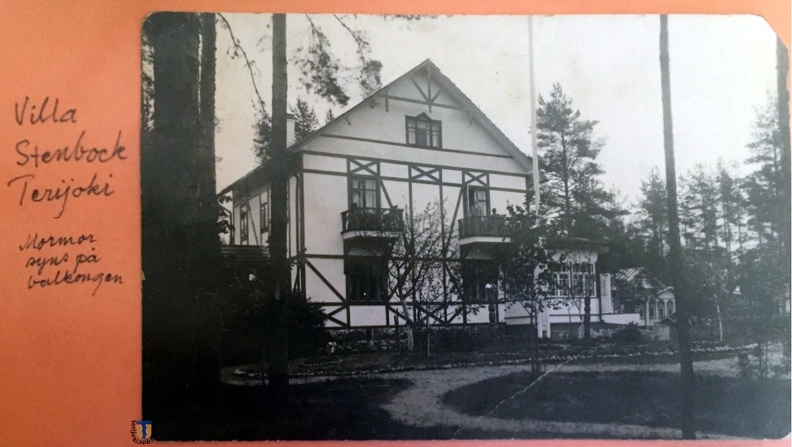 Вилла «Стенбок» Й. Лундберга.
Фото из архива А. Викстрёма. aw_Villa_Stenbock_Terijoki-1.jpg
