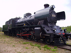 Финский подвижной состав. На снимке: Пассажирский скорый локомотив Hr 1 &laquo;Ukko-Pekka&raquo;