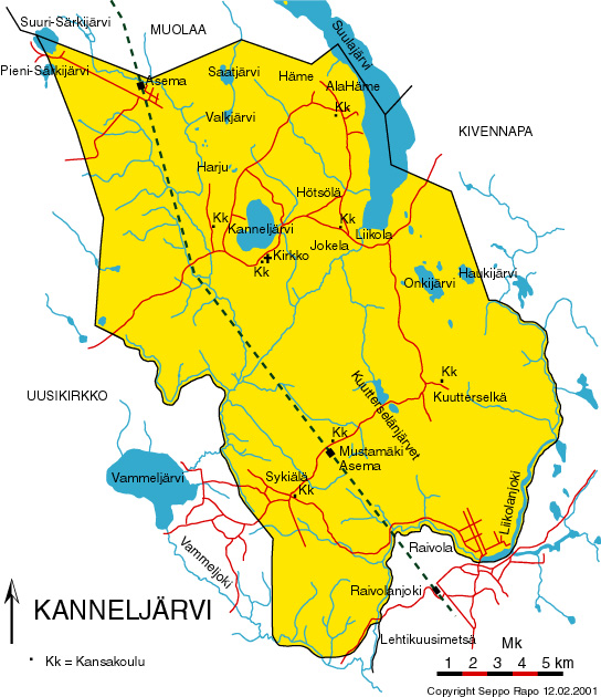 Каннельярви карта волости (после 1925г.).jpg