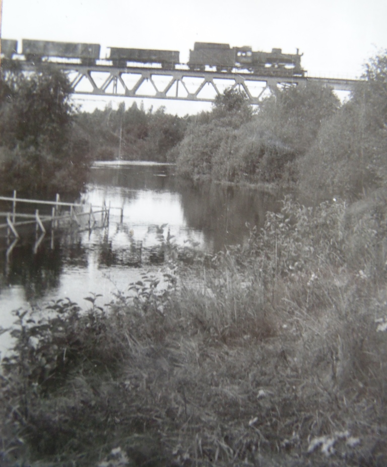 Чёрная речка и ЖД мост. Фото из архива В.К. Куксина .JPG