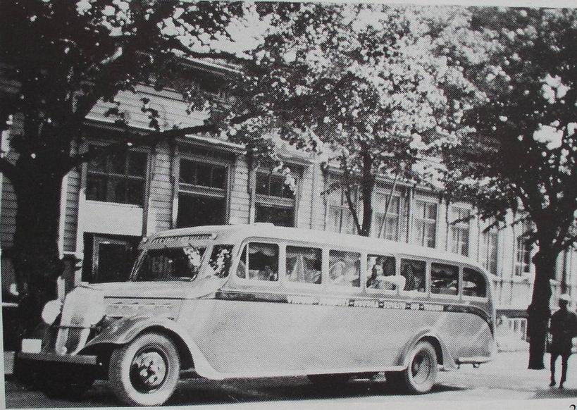 Автобус маршрута Виипури-Териоки,<br />                        конец 1930-х гг