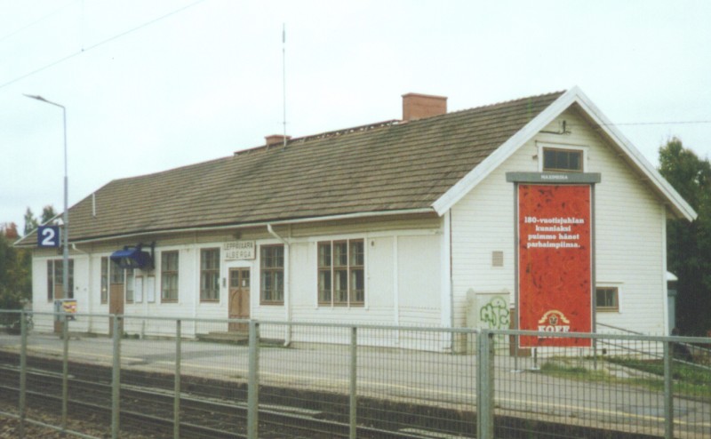 Леппяваара(Алберга) вокзал 1999 перед сносом.jpg