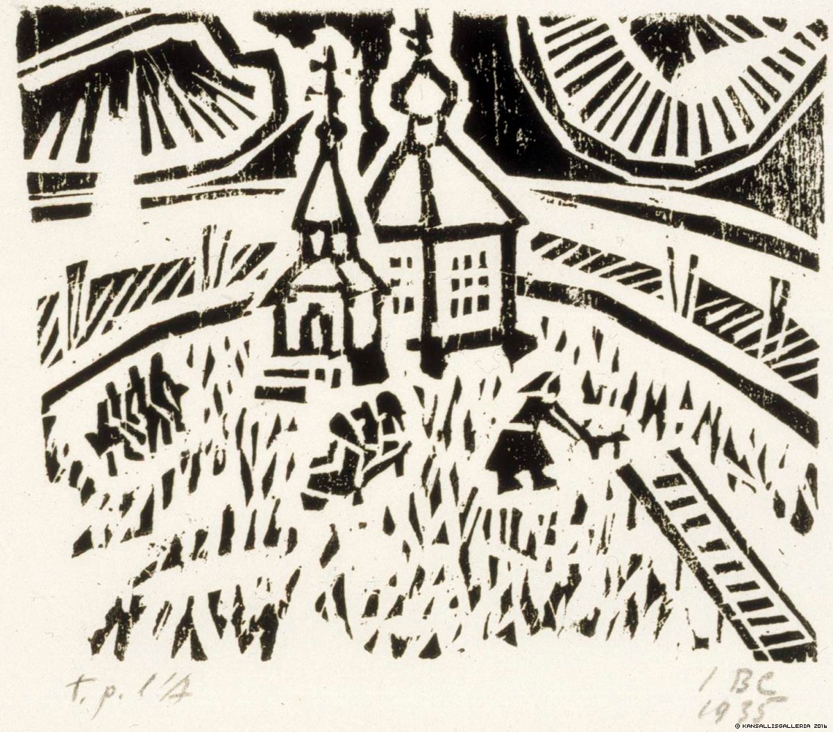 Ина Коллиандер -православная ц. в Келломяках- 1935.jpg