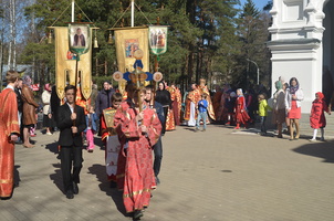 Литургия, Причастие, Крестный ход