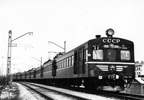 Электросекция Ср-2888 Удельная-Ланская Март 1956 г