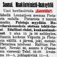 Leovilla 1906