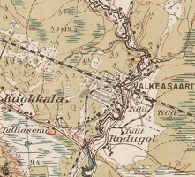 Куоккальский таможенный пост на карте 1