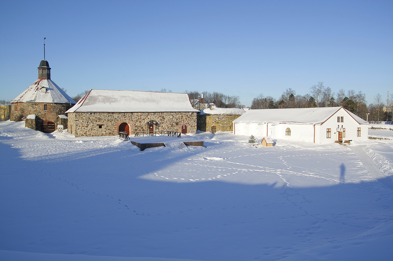 18.01.2013. Крещенский мороз в Приозерске. Фото Г. Гуринского